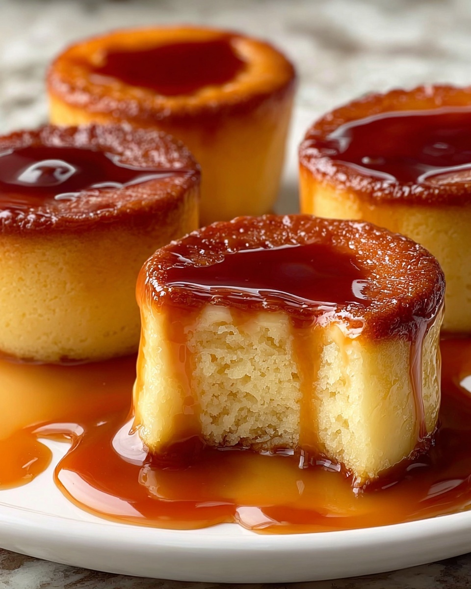 Velvety Caramel Flan Muffins Recipe - Recipe Image
