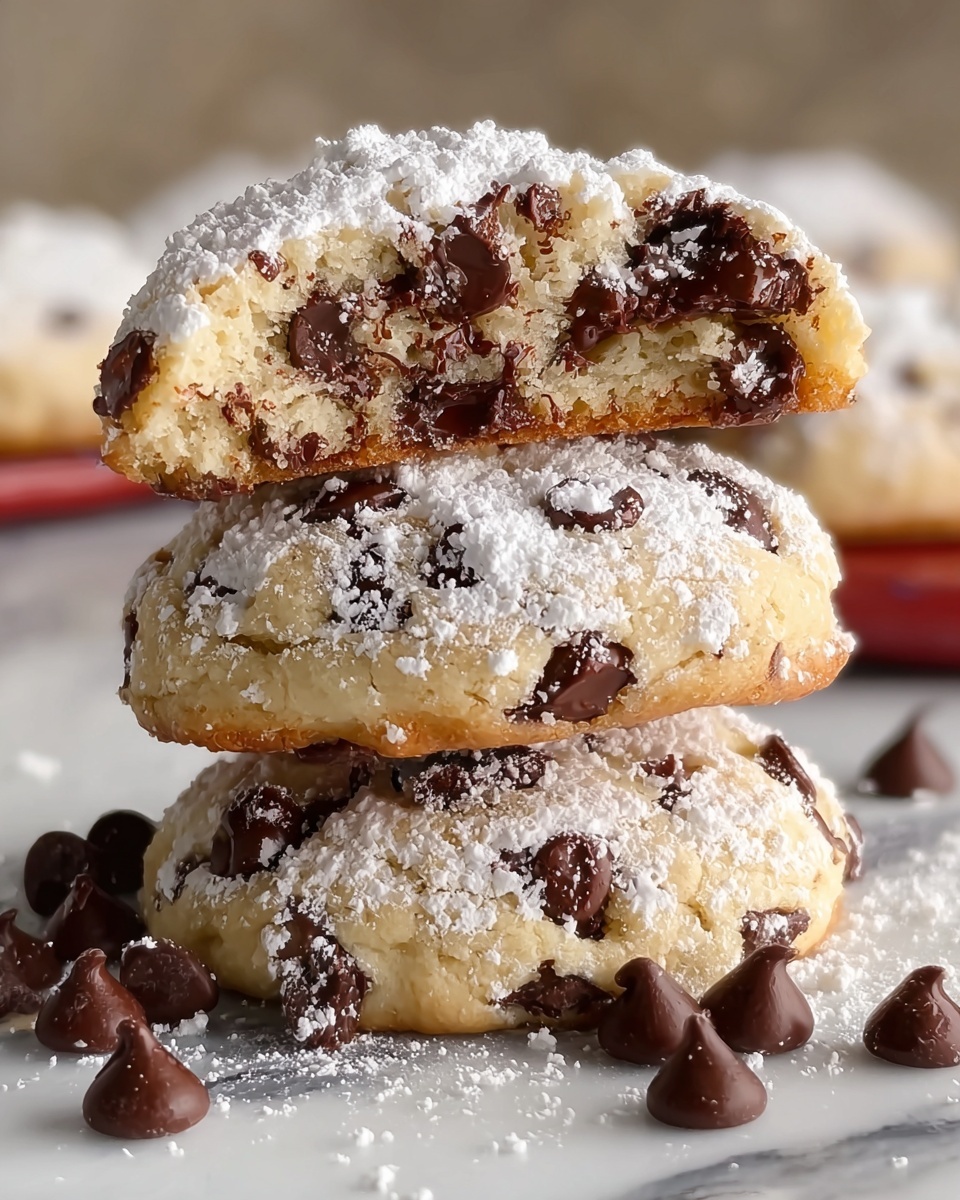 Peanut Butter Chocolate Chip Snowball Cookies Recipe - Recipe Image