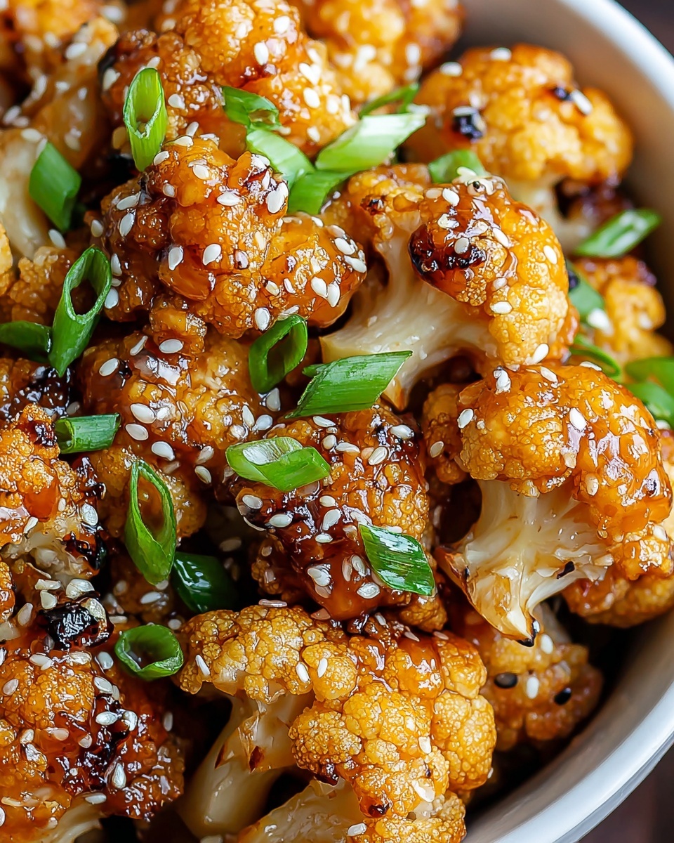 Sweet and Spicy Baked Cauliflower Recipe - Recipe Image