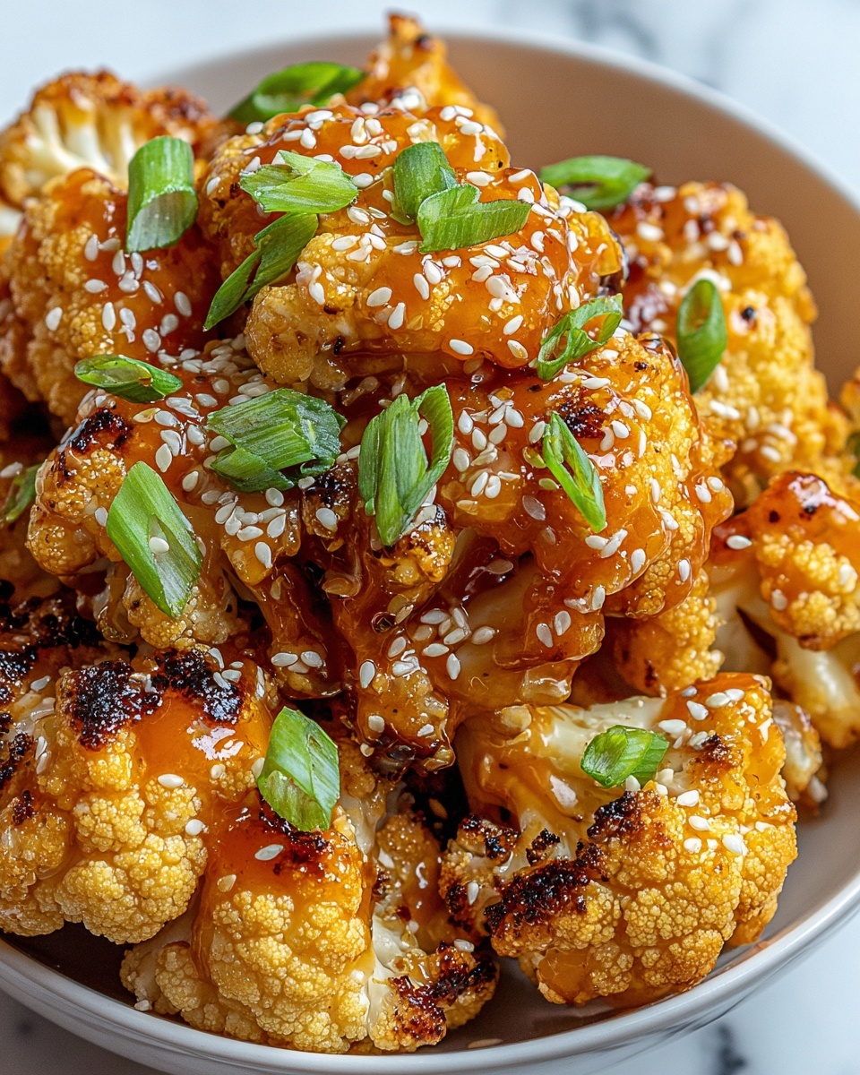 Sweet and Spicy Baked Cauliflower Recipe - Recipe Image