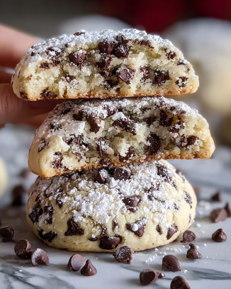 Peanut Butter Chocolate Chip Snowball Cookies Recipe