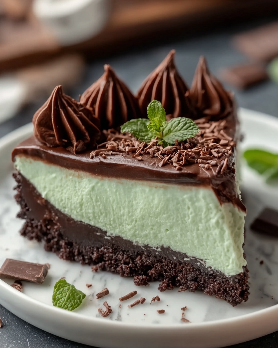 Chocolate Mint Pie Recipe - Recipe Image