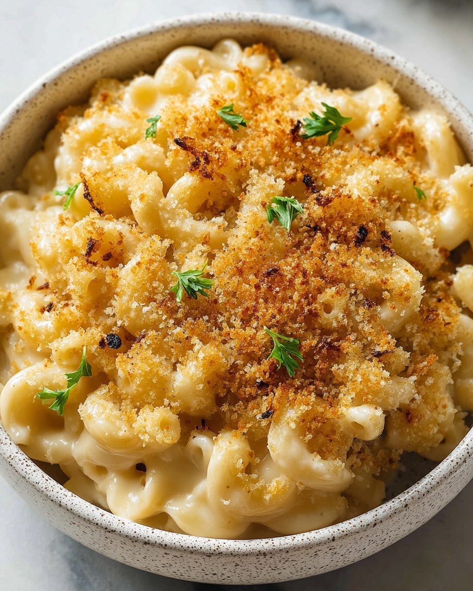 Garlic Parmesan Mac and Cheese Recipe - Recipe Image