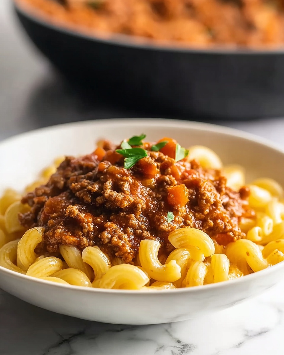 Savory Beefaroni Delight Recipe - Recipe Image