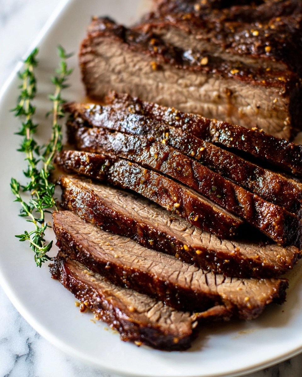 Slow Cooker Pot Roast with Carrots, Potatoes, and Rich Onion-Balsamic Gravy Recipe - Recipe Image