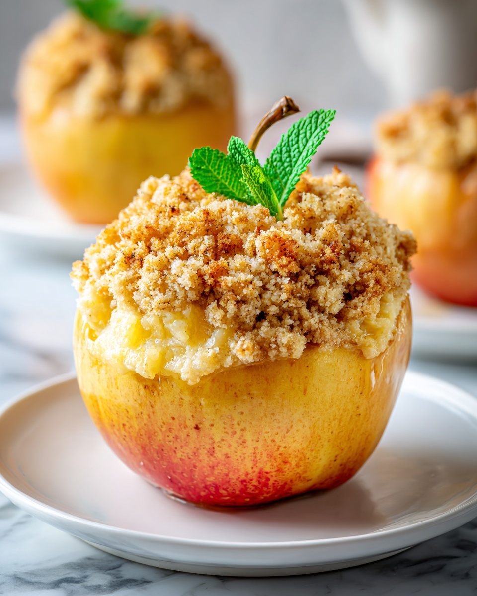Cheesecake-Stuffed Baked Apples Recipe - Recipe Image