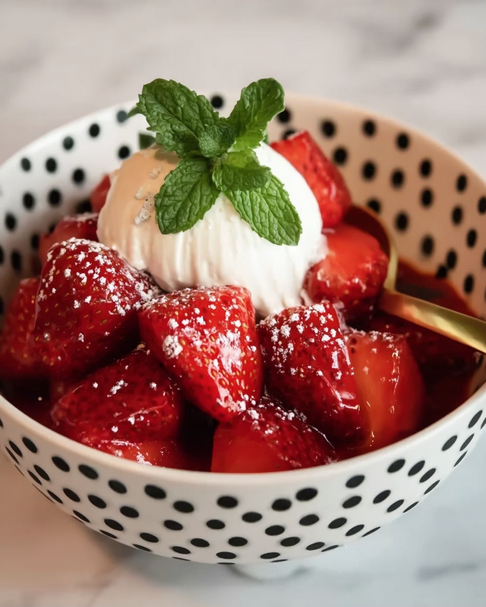 Italian Macerated Strawberries Recipe - Recipe Image