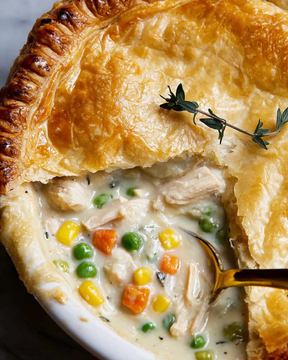 Easy Bisquick Chicken Pot Pie Recipe - Recipe Image