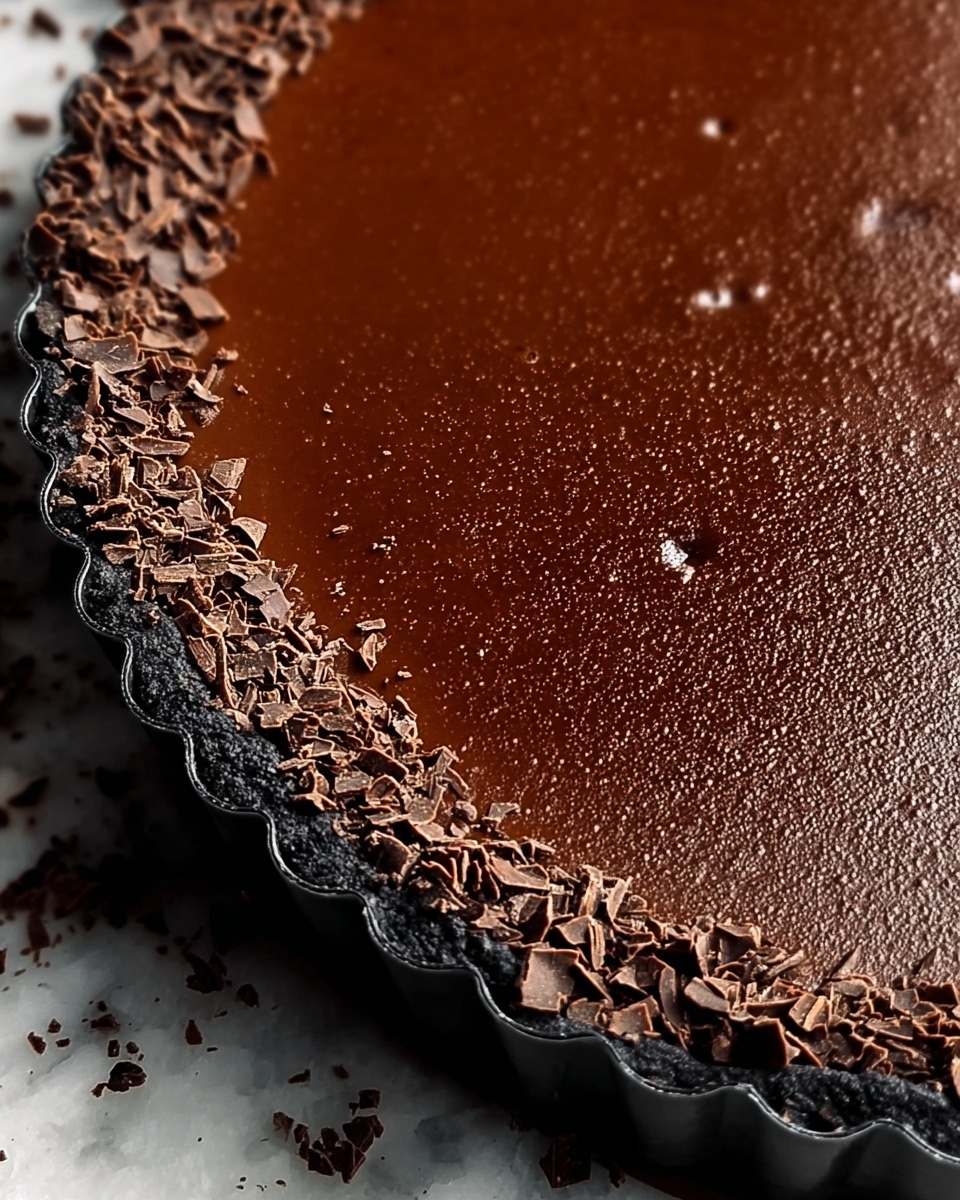 No-Bake Chocolate Pudding Pie Recipe - Recipe Image