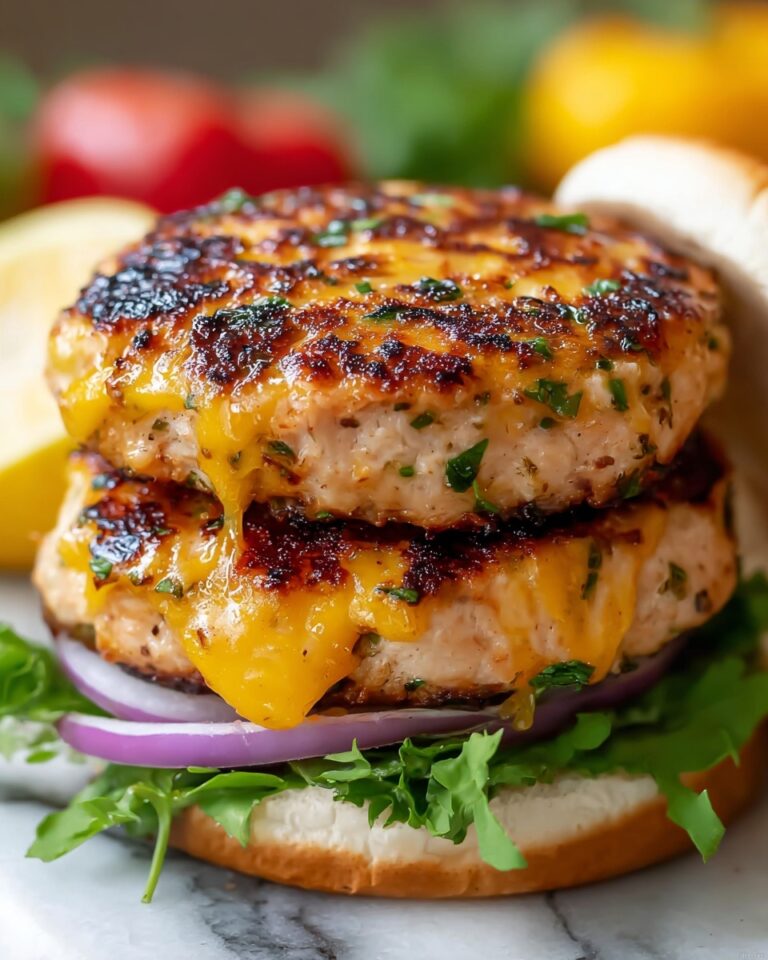 Cheddar Ranch Chicken Burgers Recipe