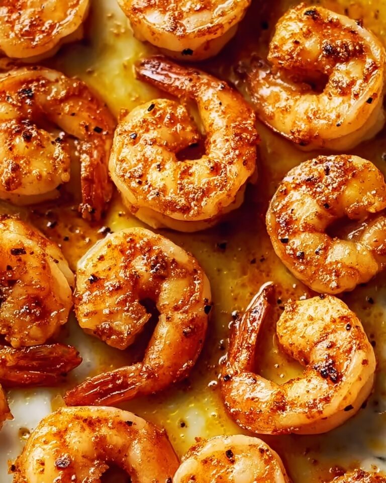 Oven Baked Shrimp with Garlic, Lemon, and Spices Recipe